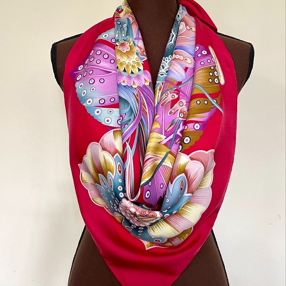 Salvatore Ferragamo Silk Scarf - Picture 8 of 14